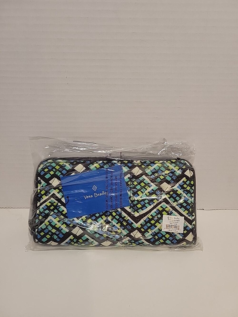 Vera Bradley RFID Georgia Wallet in Rain Forest NWT
